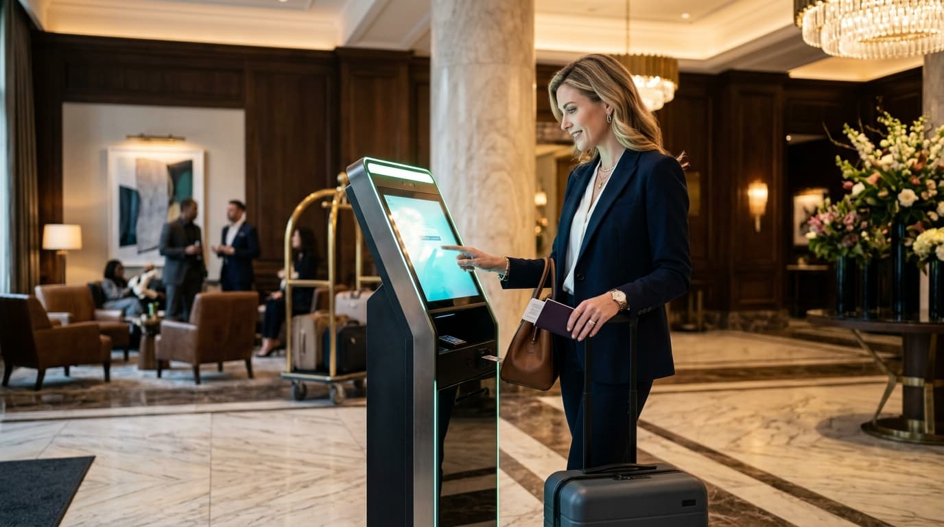 Enterprise Visitor Management & Badge Issuing Kiosks